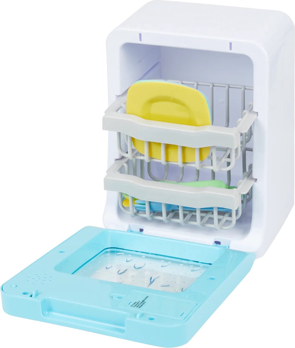 Toy Dishwasher - 4 Wash Programs - With Dinnerware