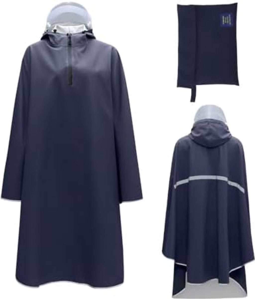 Women Men Waterproof Rain Poncho Bicycle Bike Raincoat Jacket Reusable Hooded Rain Capes for Outdoor Cycling Hiking Camping Travel Free Size