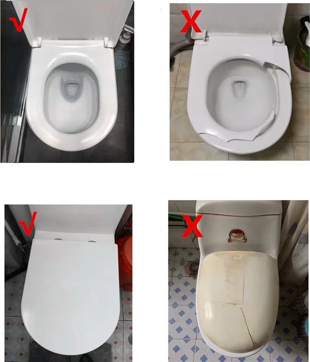 Adjustable U-shaped toilet seat-WC seat-Optimal Comfort and Style -white