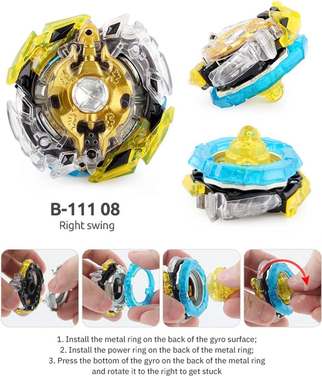 Beyblade Burst Blade Battle set voor kinderen - Burst-tol met launchers - Arena Combat Game - Stijl 002 - Vanaf 6 jaar