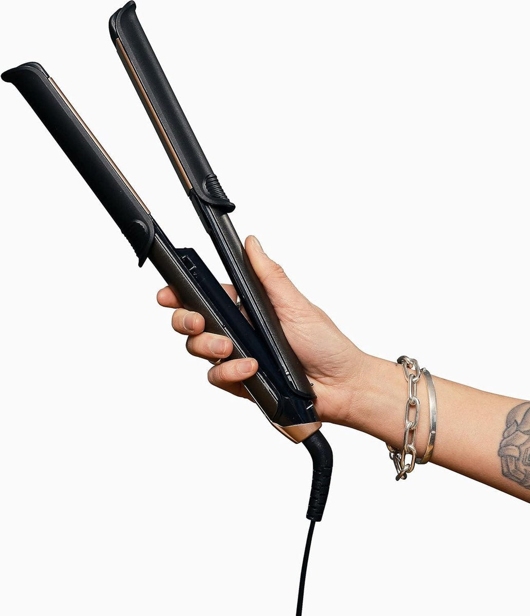 2in1 Multistyler Steil & Krul Styler - Steil/Krul Stand - Digitale Display - 150-230°C - Stijltang & Krultang