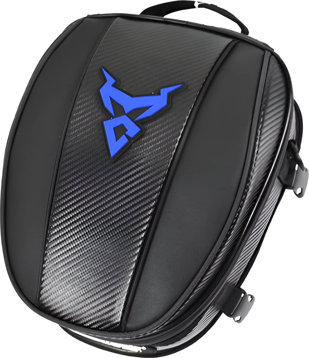 E-Shop4u - Motorcycle Backpack - Motorcycle Saddle Bag - Multifunctional Motorcycle Tank Bag and Saddle Bag - Motorcycle Backpack - Gray/Red/Blue/Green - 11.5L Front + 15L Rear - Water-resistant - Reflective Elements