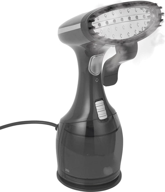 Steam Max Pro Draagbare Kledingstomer - Verticale Stomer - Handstomer met Stoffen Borstel - Afneembaar Waterreservoir - Stoom Opfrissen en Saniteren - 1500 W kledingstomer