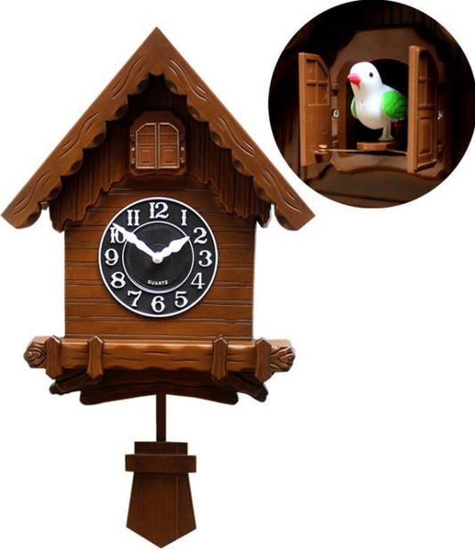 Cuckoo Clock Electric - Classic Wooden Clock - Wall Clock Modern