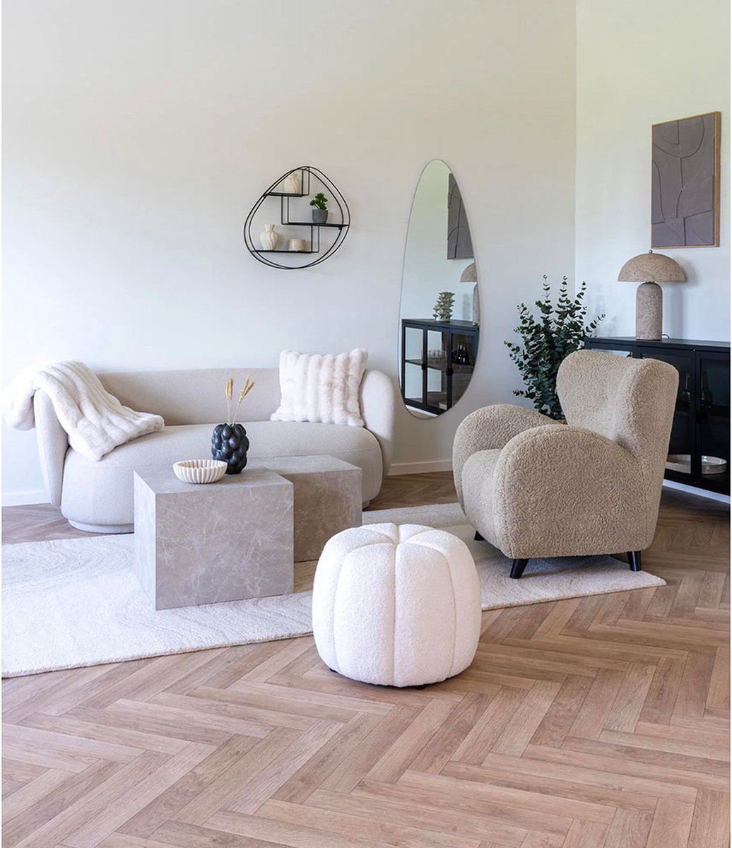 Salontafel Set Hakan Marmer Beige