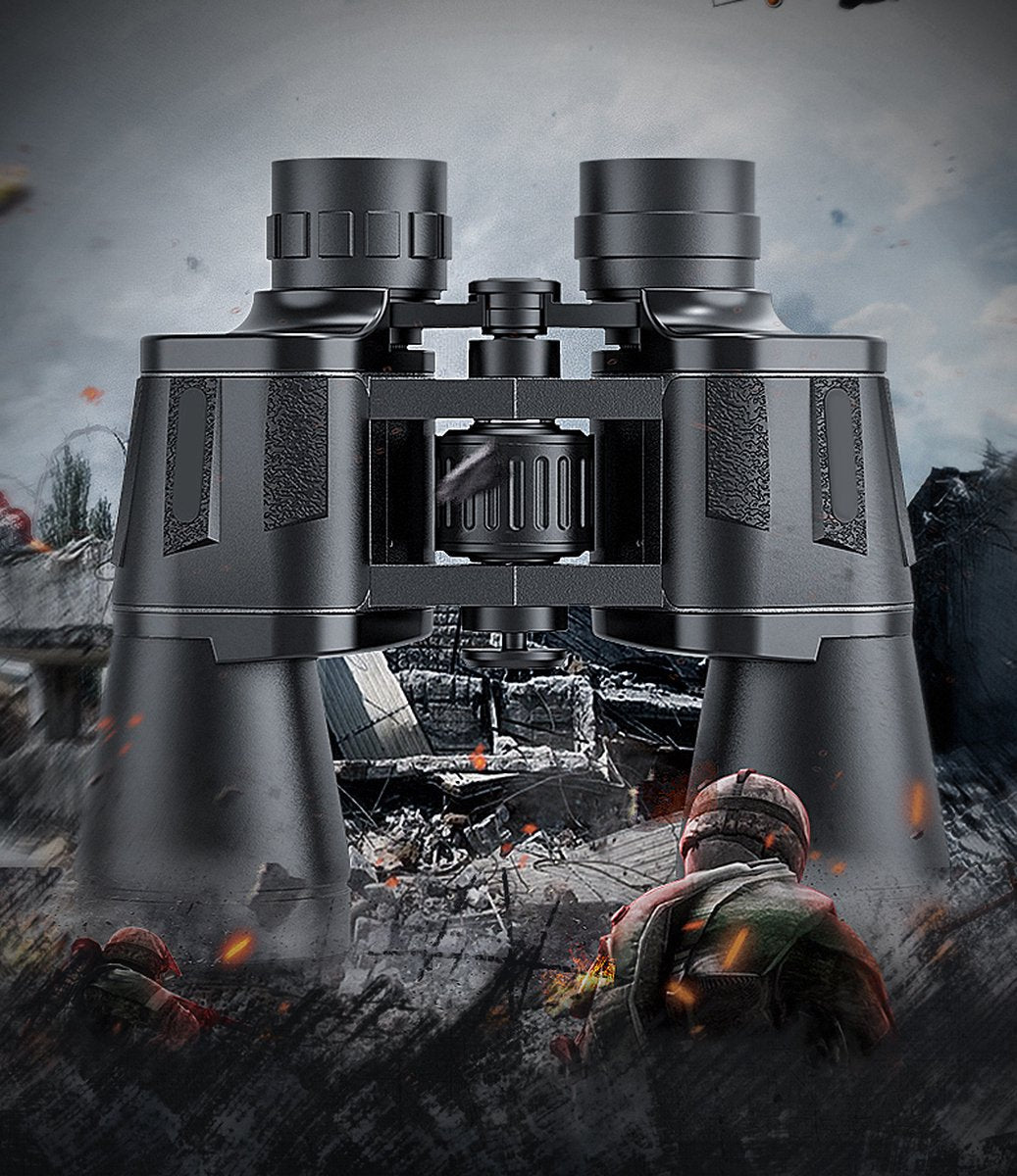 20X50 Militaire HD Zoom Krachtige Verrekijker Lange Afstand Telescoop Professionele Monoculair Weinig Licht Nachtzicht Voor Jacht Optische HD Glazen Lens Weinig Licht Nachtzicht Jacht Draagbare Nachtkijker