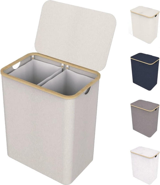 Dubbele Wasmand - Wasmand 2 Vakken - Waszak