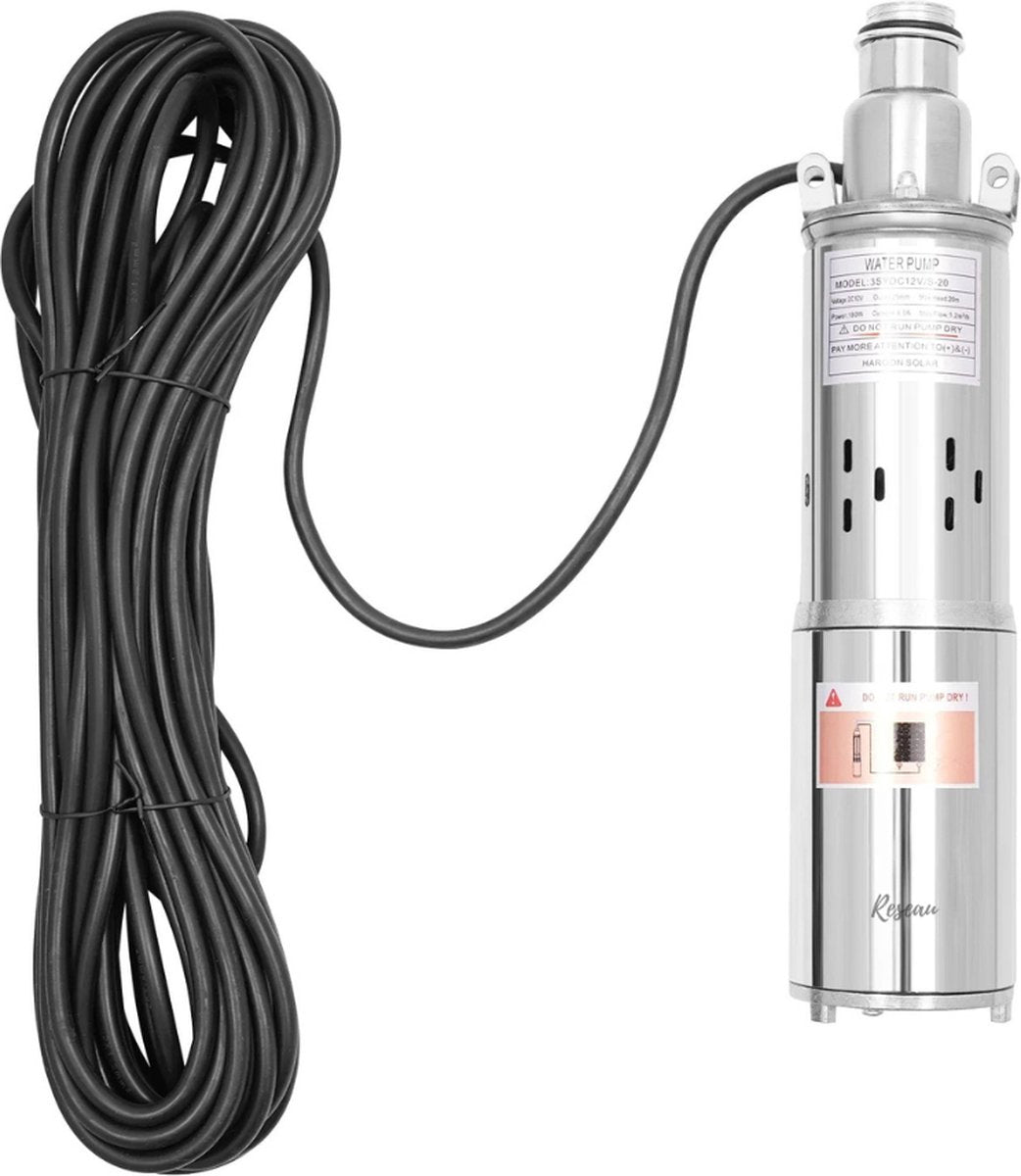 Dompelpomp Vuil Water - Vlakzuigpomp - Dweilpomp - Vlakzuiger - Kelderwater - 3800 L/H - Zilver