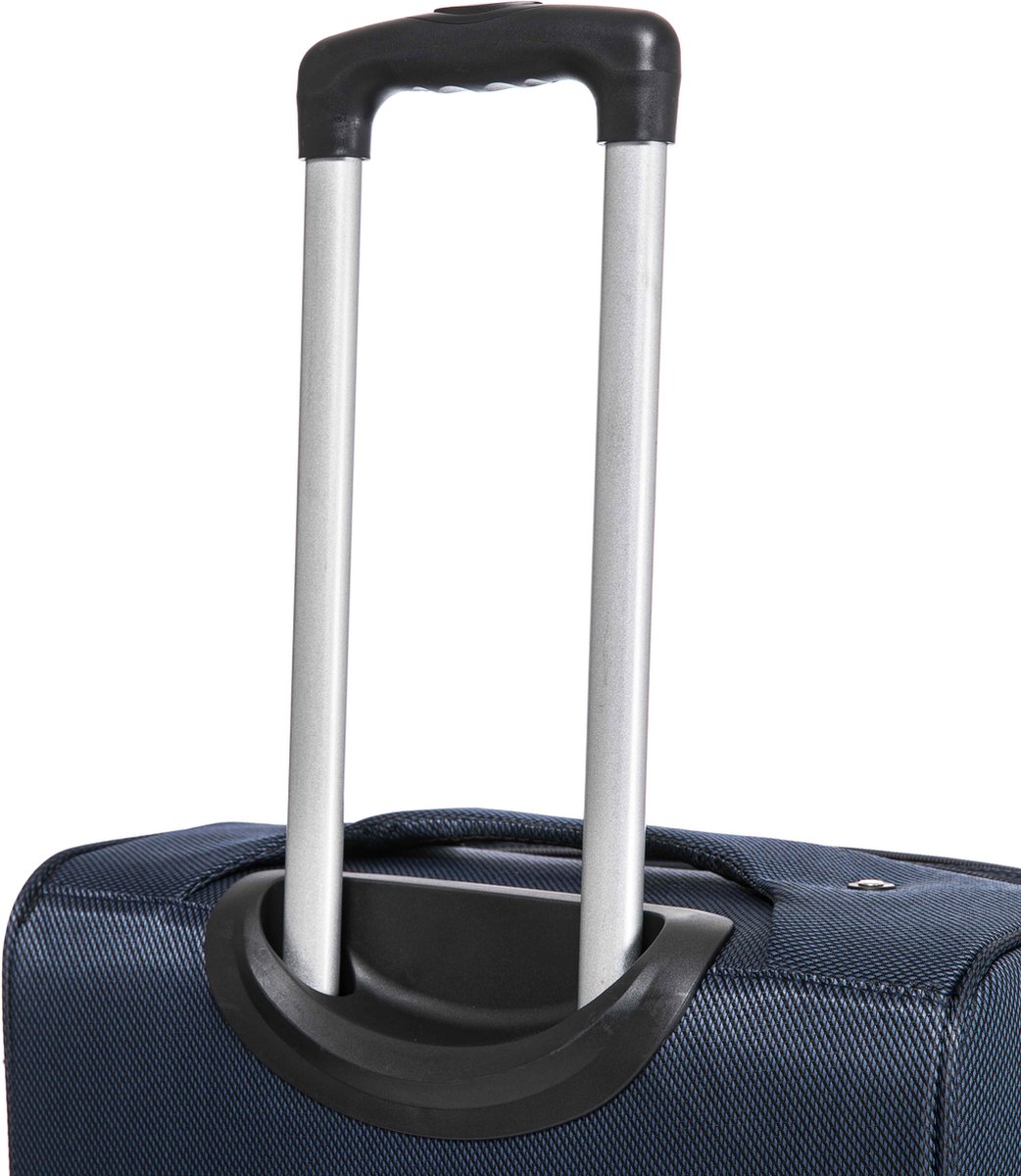 Dubai Abu Dhabi Grote Koffer - 76 cm - 95/103 liter - Uitbreidbaar - Blauw