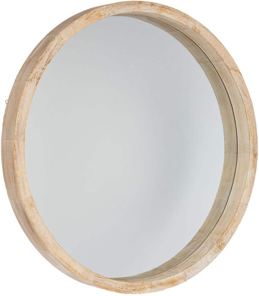 Wandspiegel Dara Ø 50 cm Hout