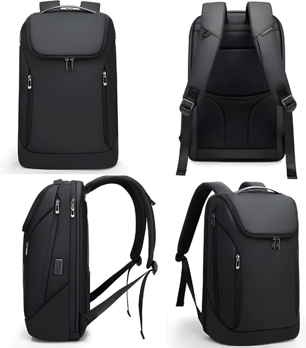 E-shop4u - Laptoptas - 17 inch - Rugzak - Reizen - Zakelijk - School - Waterdicht - Backpacks