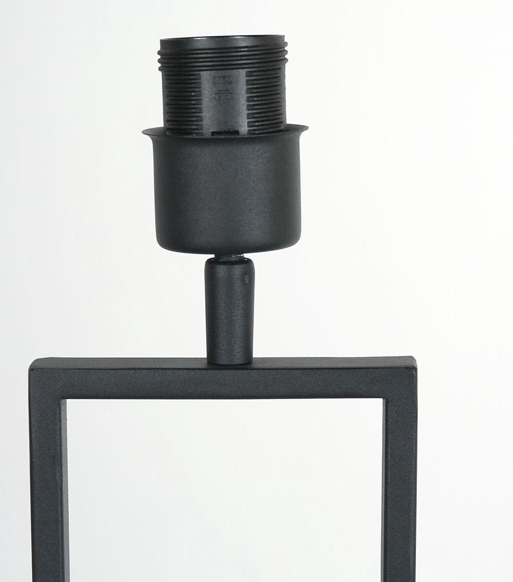 Table lamp black | 1-light | E27 fitting | modern / sleek design | for living room / office | suitable for LED lighting