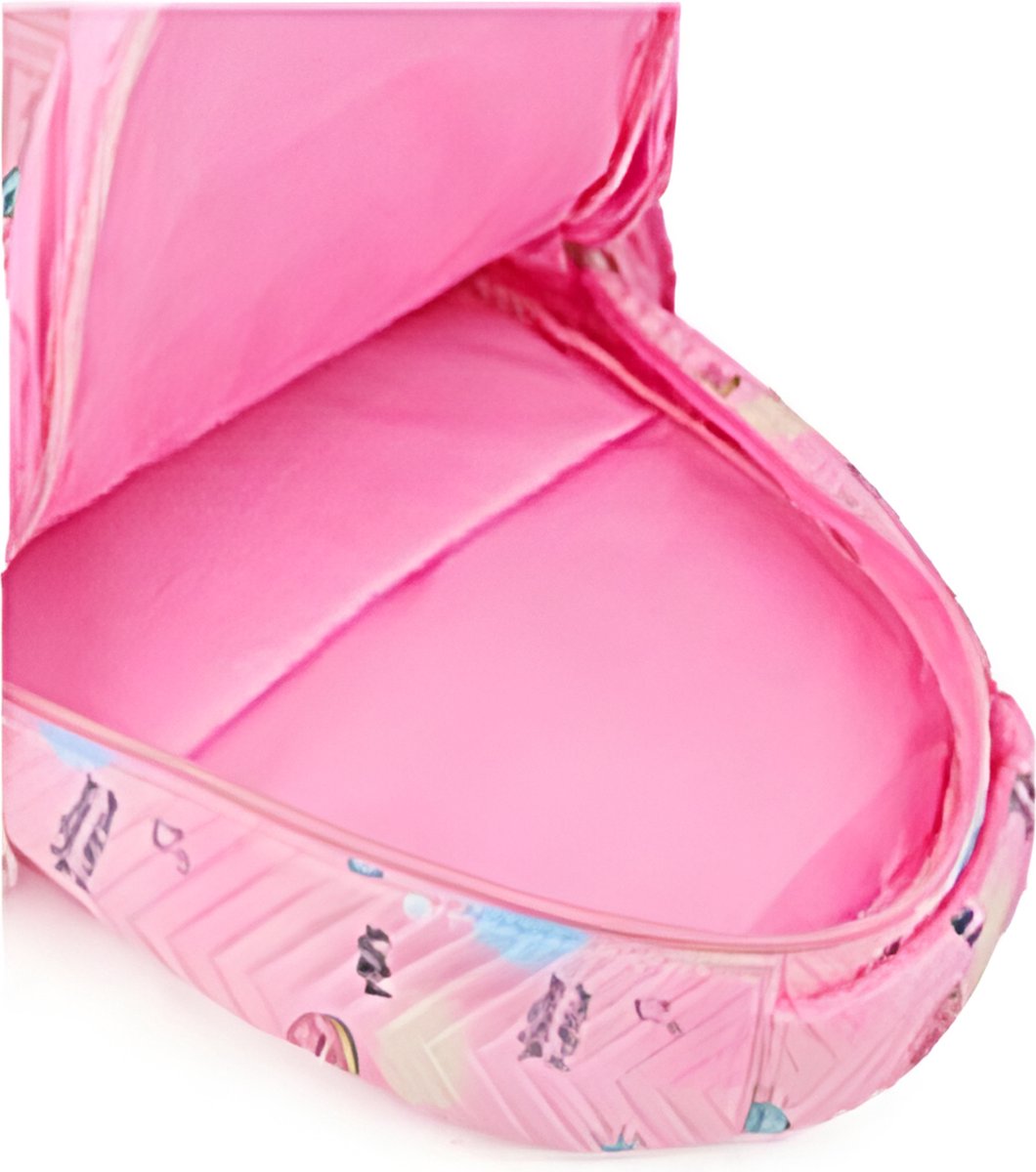 E-Shop4u - Schooltas - Nieuwe Schattige Aardbei Rugzak - Hoogwaardig Nylon - Geschikt voor 16 inch laptops - Schattig Roze - Duurzaam en Waterafstotend