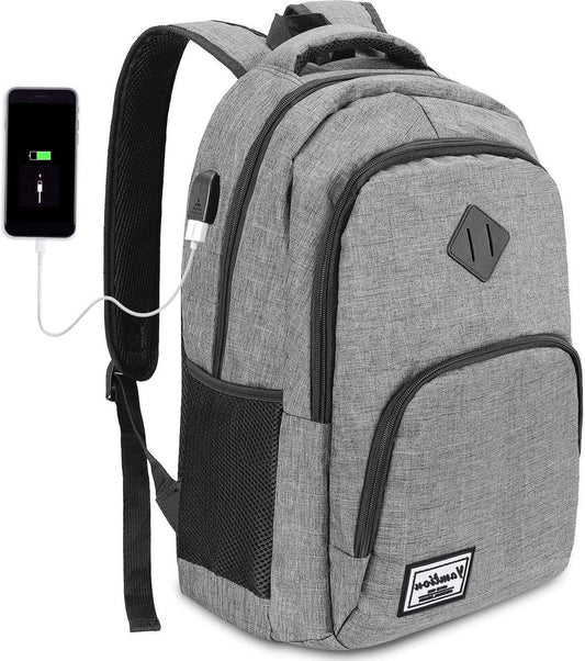 17.3 inch Laptop Rugzak voor Mannen en Vrouwen - Tiener Rugzak - Schooltas voor Jongens en Meisjes - Voor Universiteit Middelbare School Kantoor Werk Stedentrip Reis