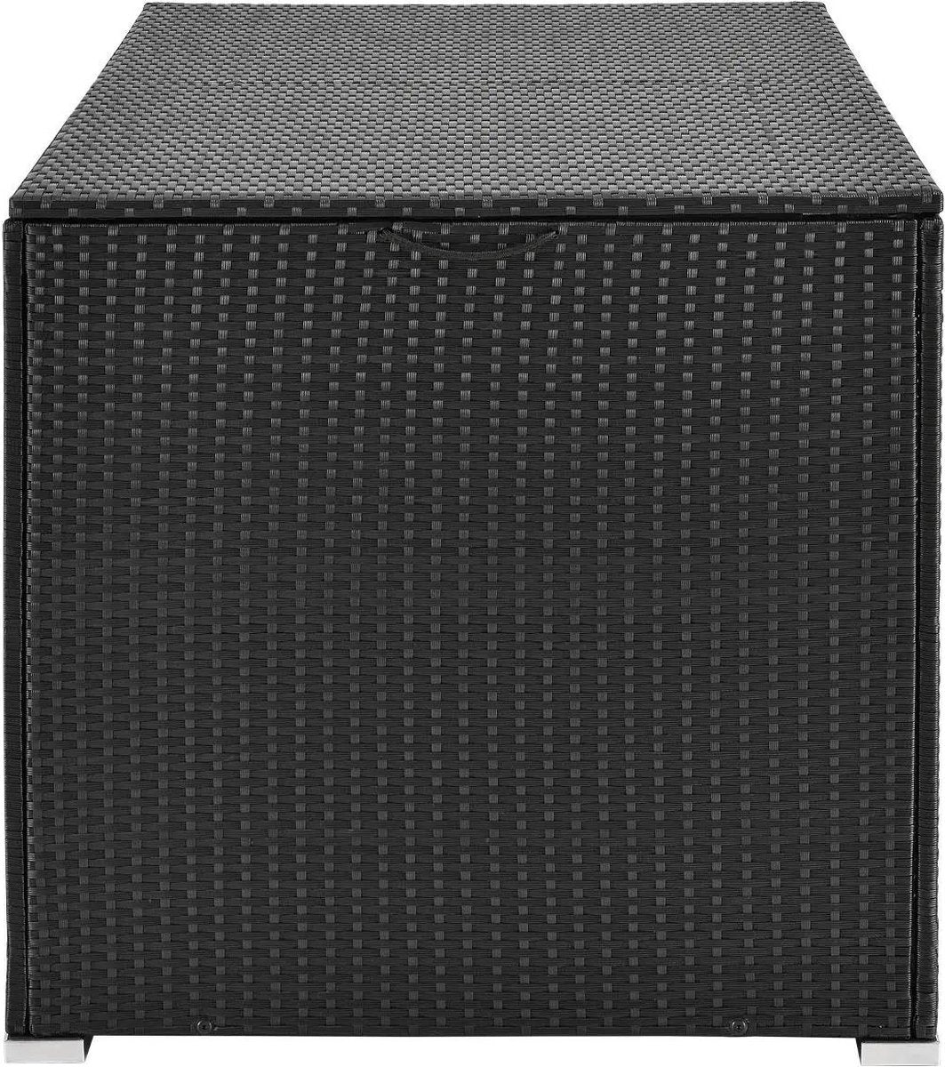 Polyrotan opbergbox Ikaria 950 ltr Zwart