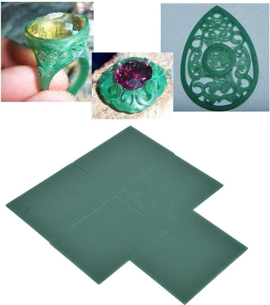 Wassnijgereedschapsset - 9Ã—8Ã—1 mm - 5 Stuks - Sieraden Modellering Gravure Maken Accessoire