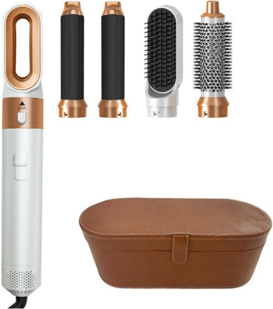 5-in-1 Multi Styler - Krultang 5-in-1 - Föhnborstel - Krultang - Styler - Opbergcase