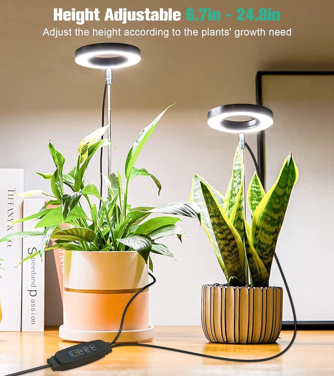 Equivera Groeilamp met 2 koppen - LED - Kweeklamp - Plantenlamp