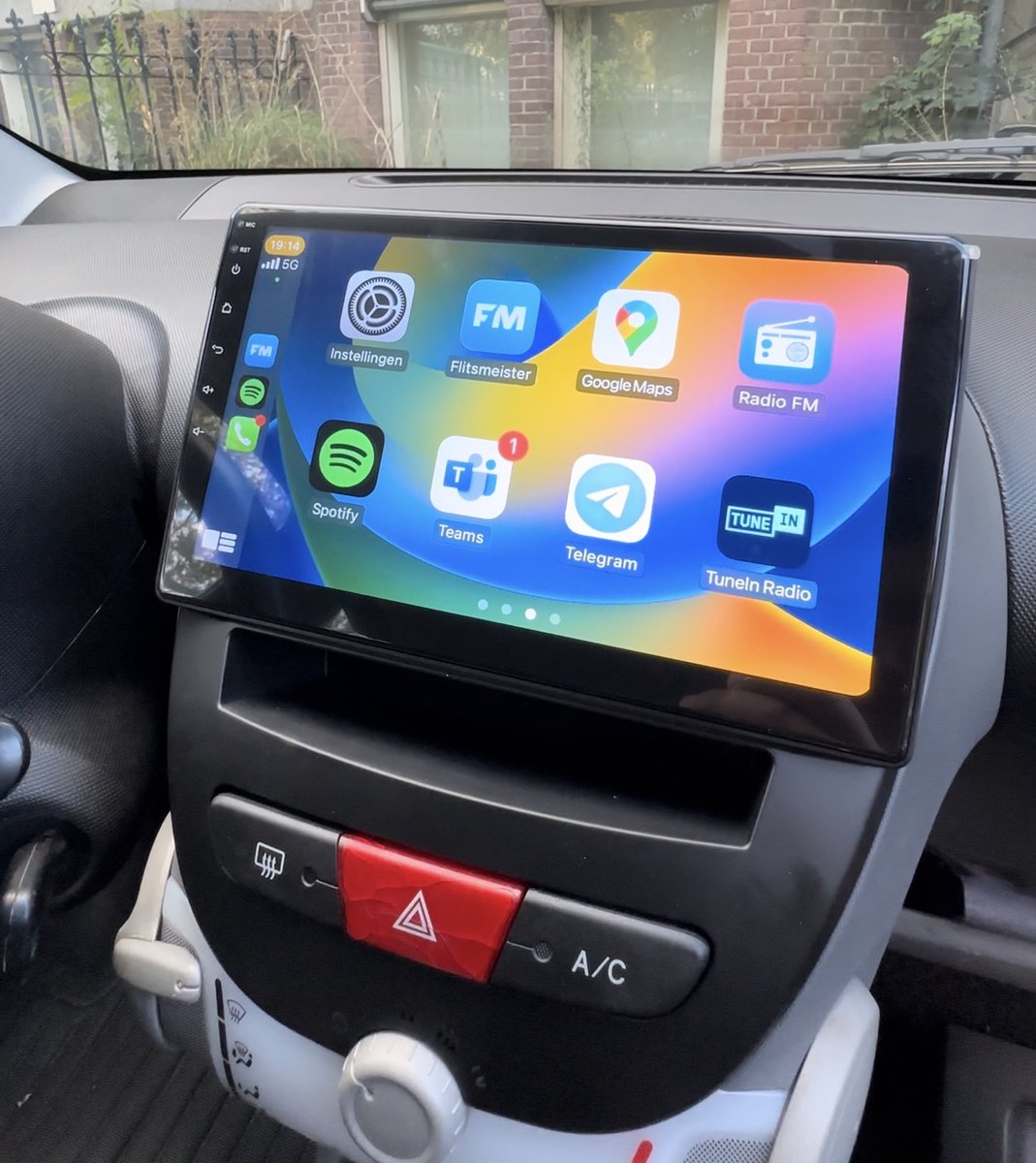 2024 Android 13.0 Radio Display voor Citroën C1 (2005-2014) - Met Apple CarPlay, Android Auto, DAB+ Navigatie & Radio!