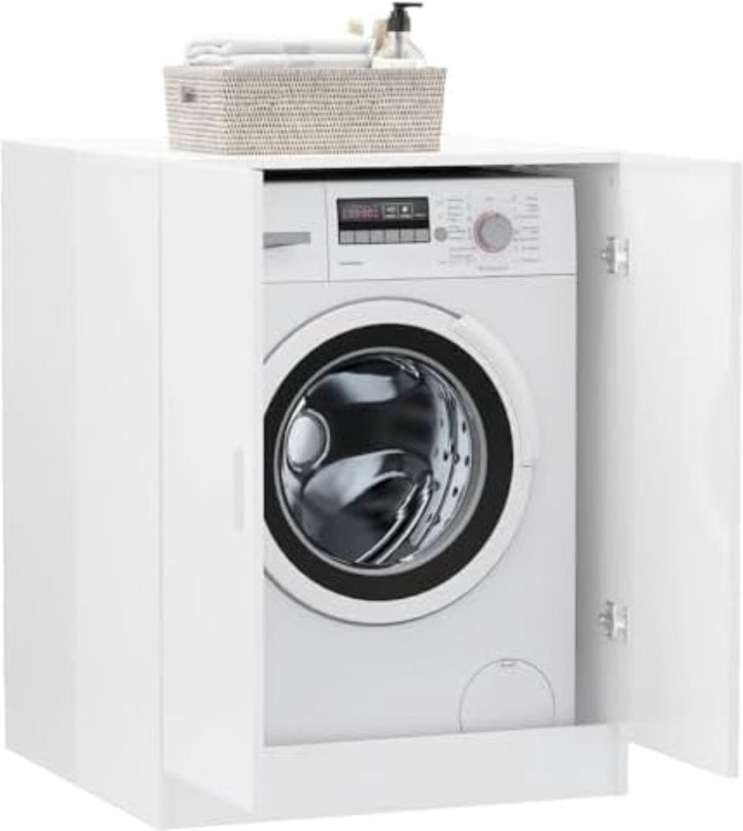 Wasmachine Ombouw - Wasmachine Meubel - Wasmachine Kast - Wit
