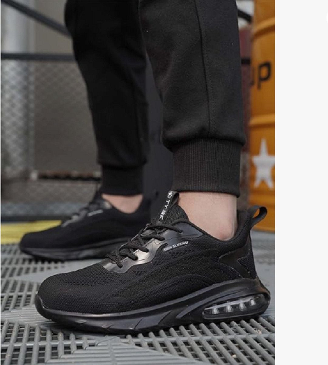 Safety shoes - safety shoes for work - Women/Men - Size 42 - S1P - Sneakers - Sneakers for work - Shockproof - Puncture-resistant sole - Non-slip - Steel toe