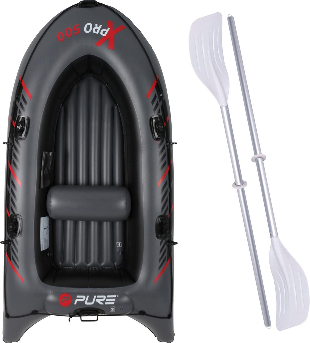 XPRO 500 – opblaasboot – 2-4 persoons – inclusief peddels – rubberboot – opblaasbare boot