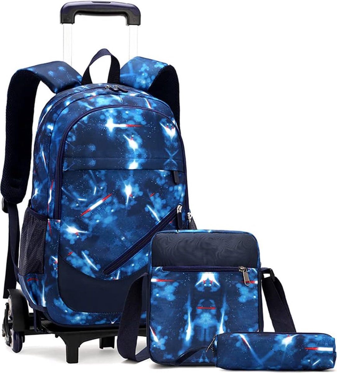 Multifunctional: wheeled backpack, 3-in-1