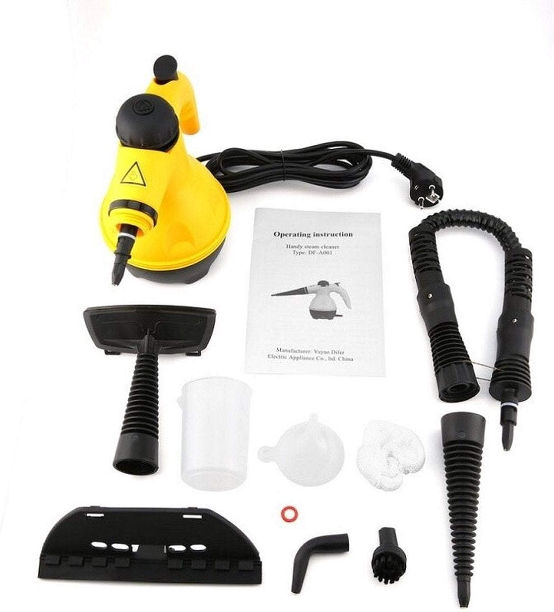 Steam cleaner - Stain remover - Cleaning machine - Carpet cleaner - Stains - Furniture - 8-piece - Cleaning - Windows