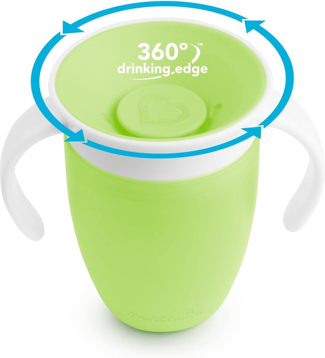 360 graden drinkbeker met handgrepen en bekerdeksel drinkbeker