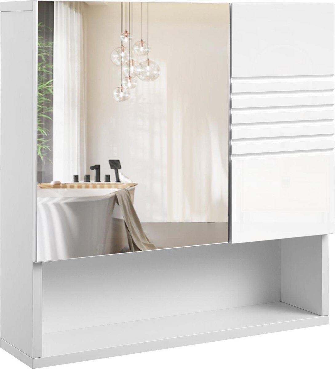 Bathroom Mirror Cabinet – Bathroom Furniture with Mirror and Shelves