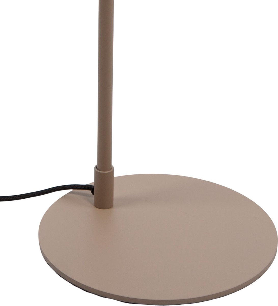Minimalist adjustable reading lamp | 1 light | sand / beige color | metal | 140 cm high | dining room / living room | floor lamp | standard lamp | modern / Scandinavian | practical design