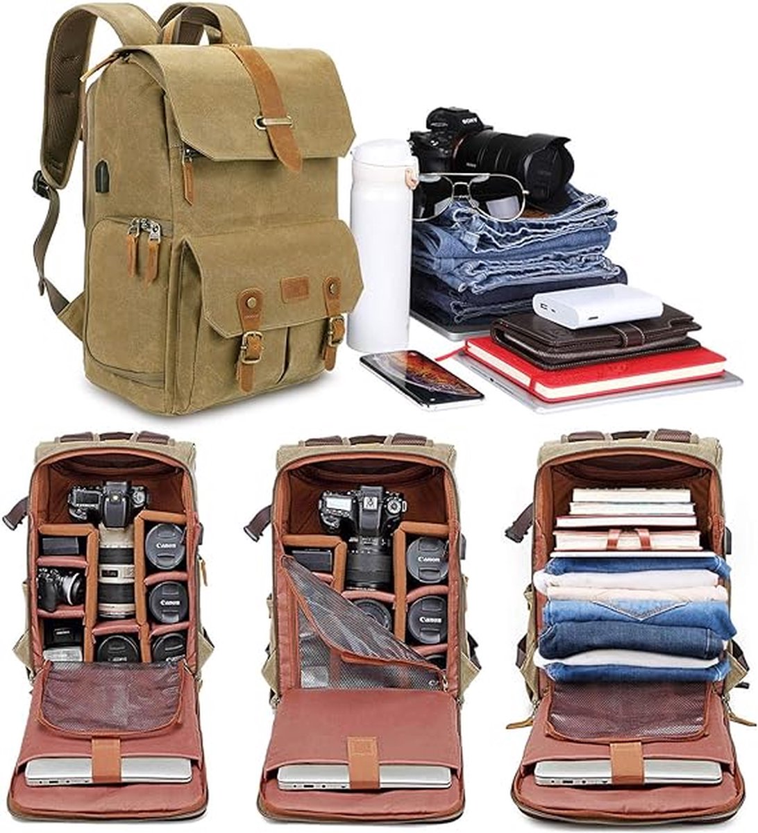 Camera backpack / Rugzak Tas Waterdichte Fotografie Camera