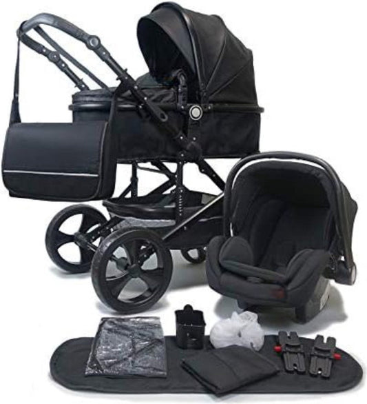 Stroller 3 in 1 - Pram 3 in 1 - Pushchair - Stroller 3 in 1 Incl Car Seat