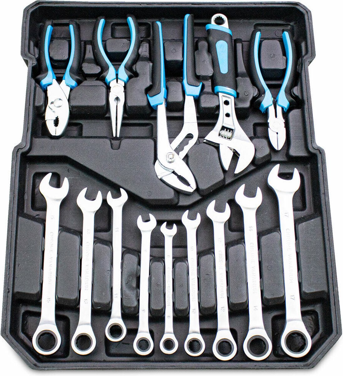 Tool box / trolley - 1200-piece - Incl. case