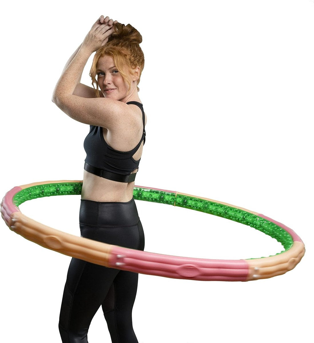 Adult Hula Hoop, 0.72 - 3.1 kg, Weighted Hula Hoop for Exercise and Weight Loss, Massage Hoop (like new)