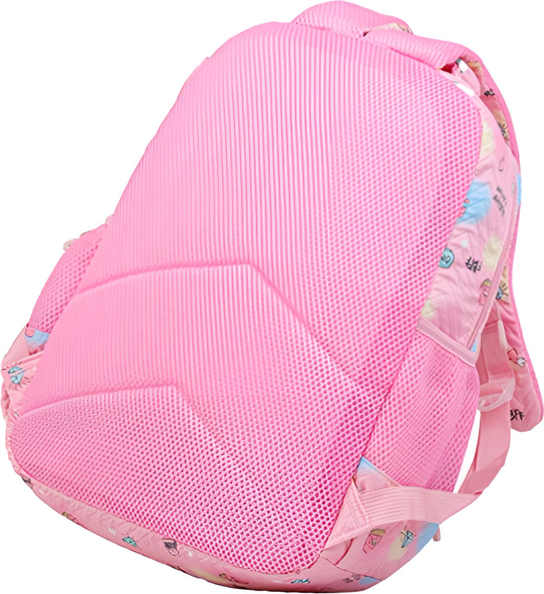 E-Shop4u - Schooltas - Nieuwe Schattige Aardbei Rugzak-Hoogwaardig Nylon-Geschikt voor 16 inch laptops-Schattig Roze-Duurzaam en Waterafstotend