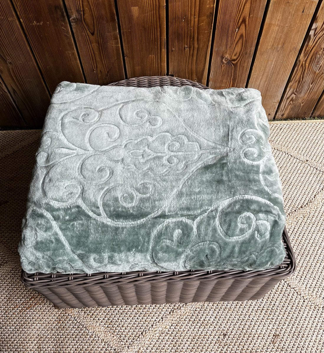 Warm double bedspread - warm blanket - soft throw - Green - Bedspread - soft blanket - Warm bedspread - 200x200