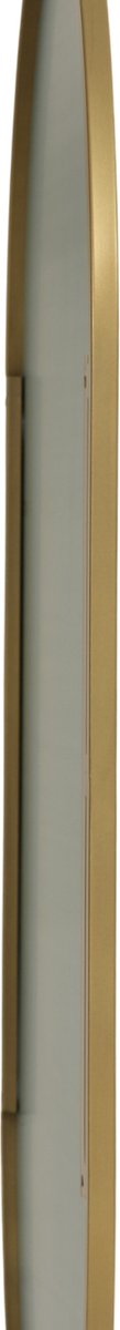 Badkamerspiegel Ovaal goud - Metaal - Spiegel - Hangspiegel - Wandspiegel - 100x60 cm