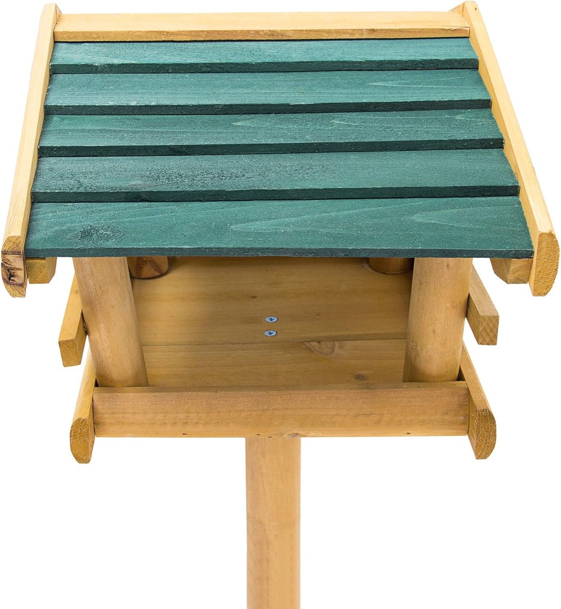 Birdhouse on Pole - Feeder House on Pole - Birdhouse on Stand - Standing Birdhouse - Perfect for Spring