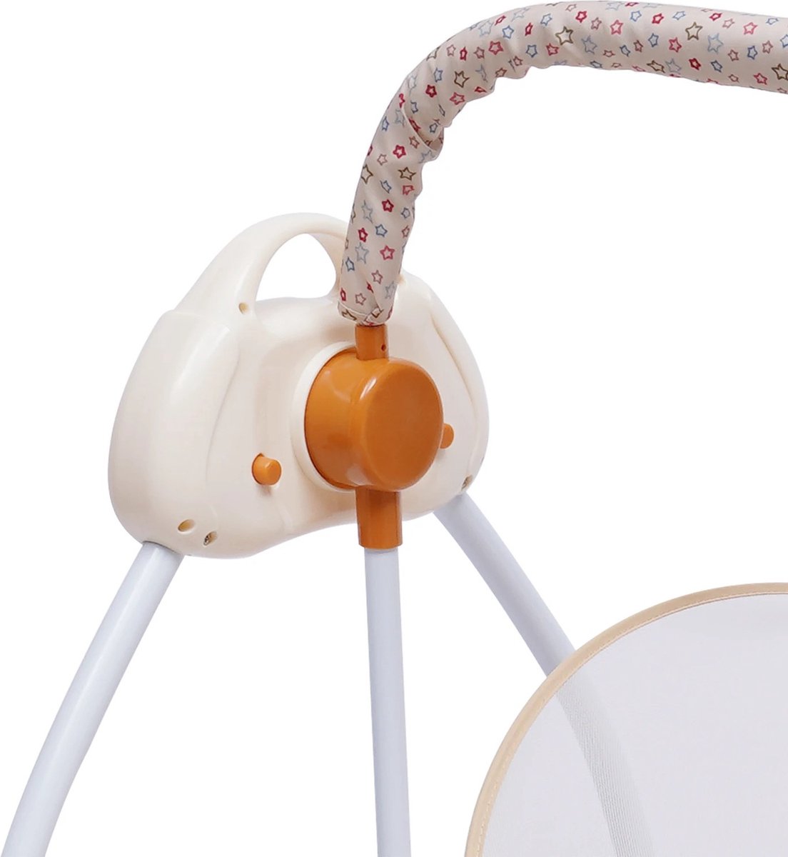 MazrekuHome® - Babyschommel - Wipstoel baby - Elektrische wipstoel - Bluetooth muziek - Verstelbaar in verschillende standen