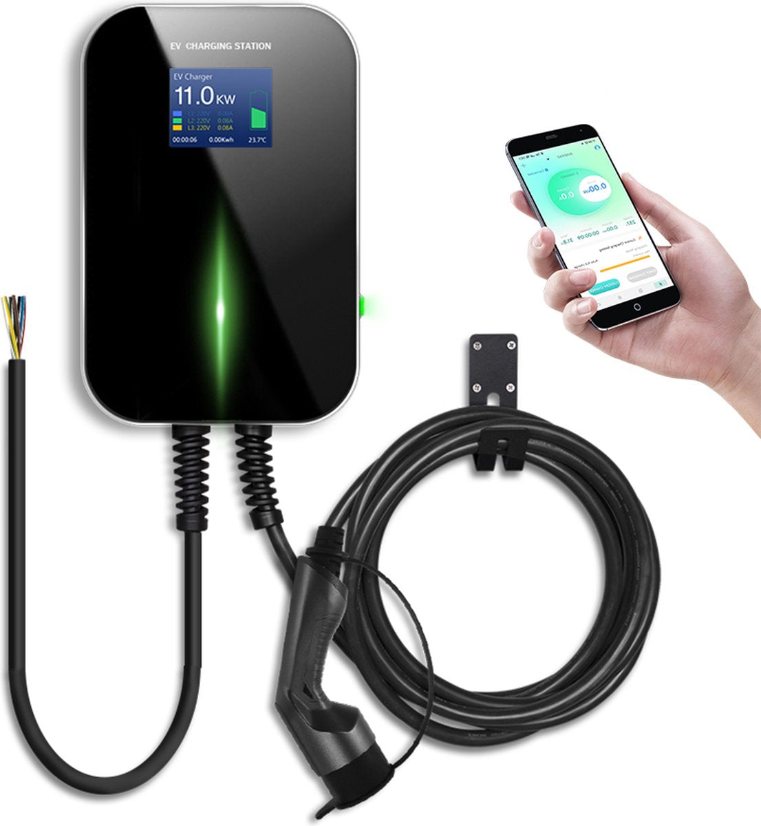 Besen Charging Station - 1 Phase - 7.4 kW - 6M Charging Cable - App