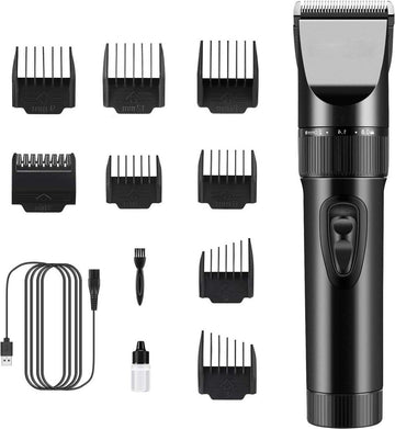 Baardtrimmer professionele tondeuse - heren tondeuse - precisietrimmer heren - lange tondeuse - scheermesset voor kinderen - gezinnen - USB oplaadbaar Baardtrimmer