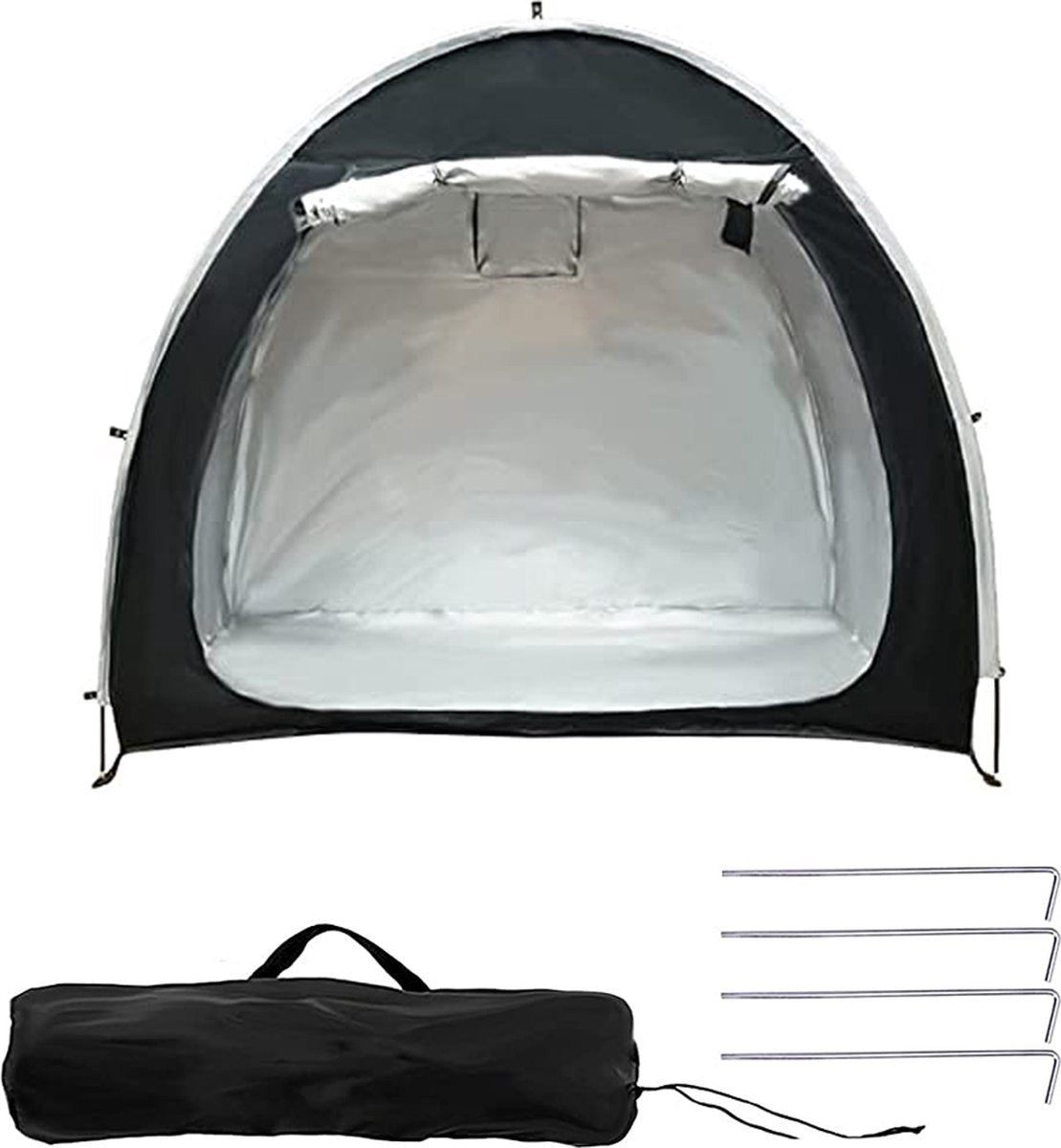 Bike Tent XL - Black - Mobile Bicycle Storage - Water-Repellent - Bicycle Protection - Bike Storage