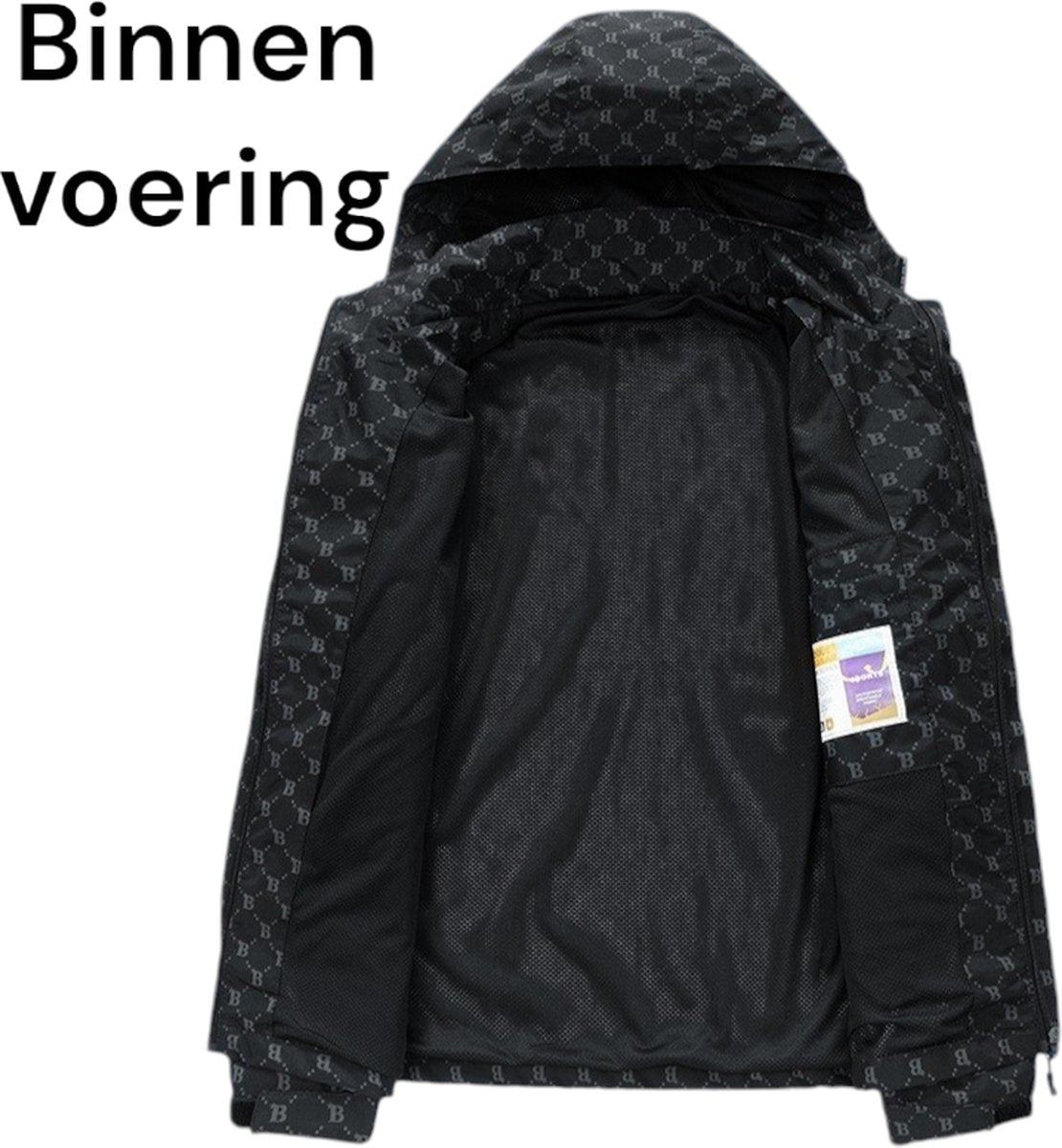Aventury® Windjack - Windjack Heren - Regenjack - Regenjas Heren - Regenjas - Outdoorjassen - Maat L - Khaki
