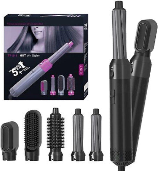 hairwrap - Krultang - 5 in 1 Multi Styler - Föhn V2 2022 editie - Föhborstels - Hetelucht Föhn - Airstyler - Föhborstel - Hetelucht Borstel - Krulborstel