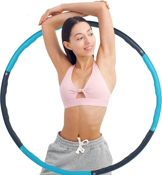 Dragon Hula Hoop TB0802 Gymnastiek Hoepel Afneembare Fitness Hoepel voor Sportoefeningen voor Volwassenen en Kinderen 6 secties Thuistraining Hula hoop