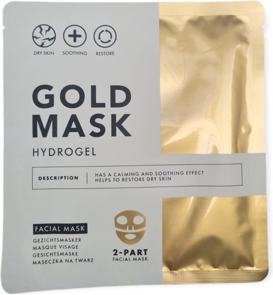 Facelift Apparaat + gold mask anti-rimpel en verjongend hydraterende gezichtsmasker, geïmpregneerd met Telomerase serum - Anti Rimpels Nek En Gezicht Apparaat - Facelift - Skin Care - Huidverzorging Apparaat - Drie Lichten Functie - FDA - CE – 2022