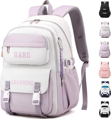 Schoolrugzak voor meisjes, tieners, rugzak, school, schooltas jongens, multifunctionele tas, waterdichte schooltas, rugzak, dagrugzak, grote rugzak voor meisjes en dames, schooltas