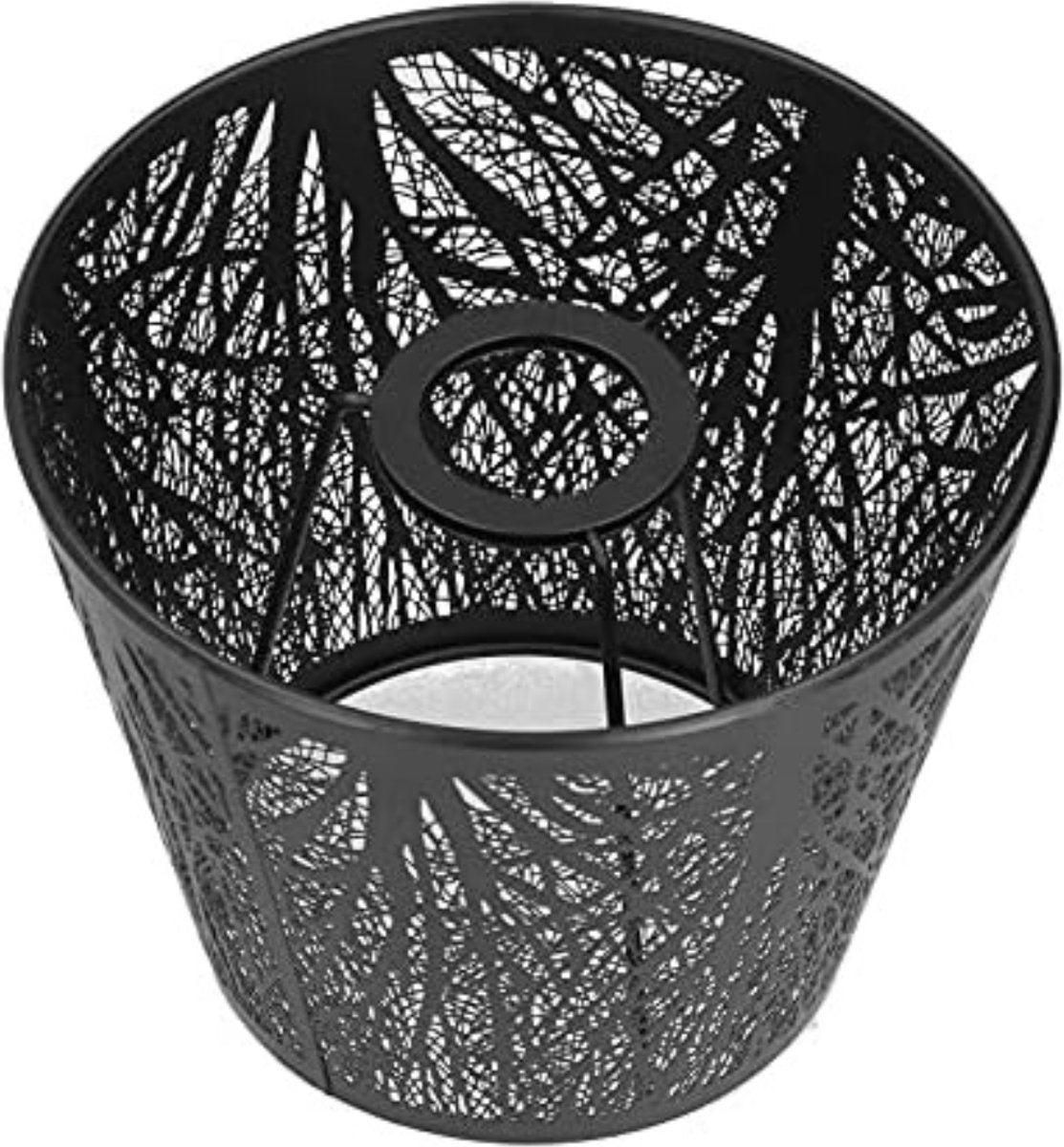 Lampenkap voor tafellamp - ovale lampenkap - zwarte lampenkap - ovale lampenkap - zwart