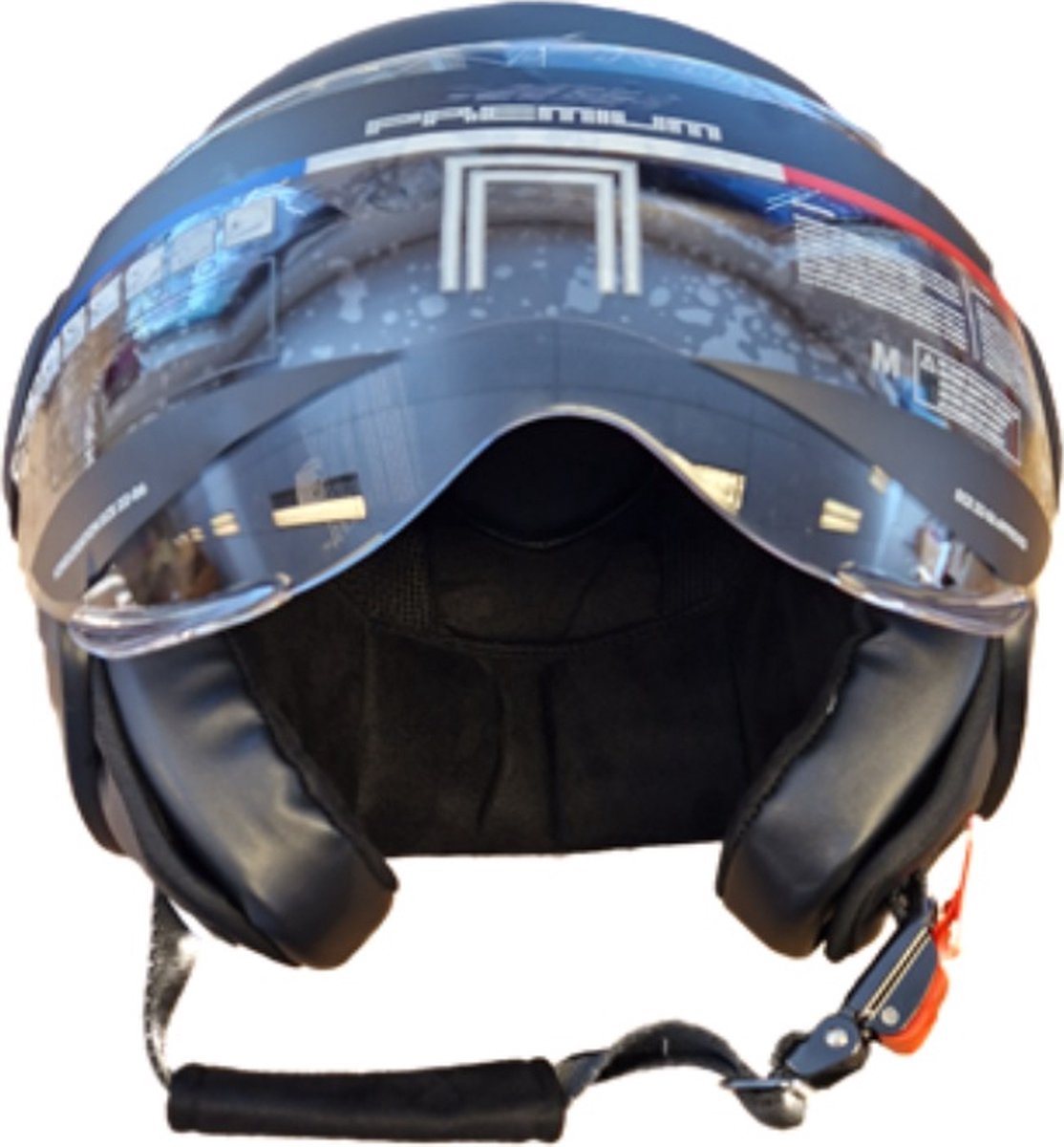 Cheap, nice lightweight Jet helmet in Matte Black - Jet helmet - Scooter helmet - Moped helmet - Motorcycle helmet - ECE 22.06 Approved - Suitable for the helmet requirement - L